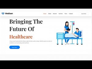 How To Create a Responsive Website Step By Step Using HTML CSS | Healthcare Website Tutorial
