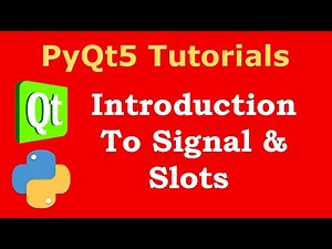 PyQt5 Tutorial - Signal And Slots Introduction