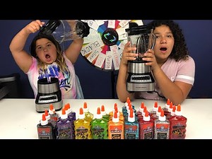 MAKING SLIME IN A BLENDER 2