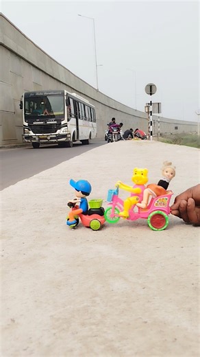 Remote Control Scooty Girl And Monkey Scooter Unboxing And Testing Short ||