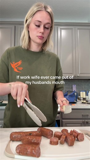 Having a work wife is crazy work #momtok #funny #husbandwife #husband #pregnant