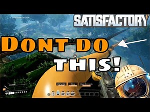 Satisfactory - dont do this mistake! Satisfactory water extractor done wrong!