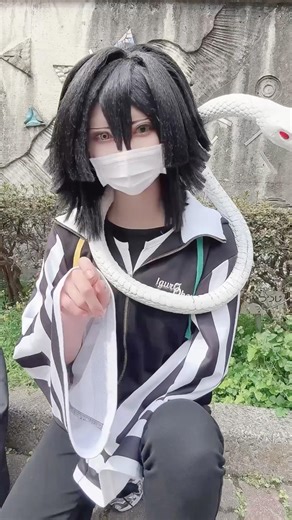 Modern Obanai in Japan 🐍 | Iguro Obanai Cosplay.
