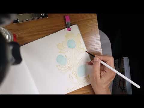 Wild flowers of Texas in Watercolor #Texaswildflower #wildflower