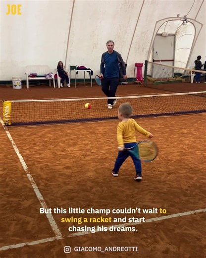 A young Federer in the making 🥎 | SportsJOE.co.uk