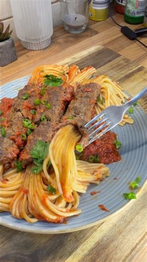 🍝 Spaghetti-Hack aus dem Ofen – unglaublich lecker