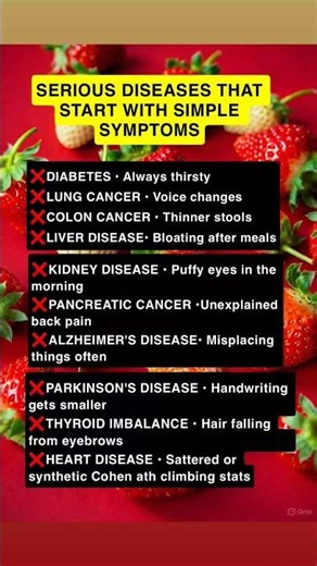Serious Diseases That Start with “Simple” Symptoms You Should NEVER Ignore After 50 ⚠️🩺😟