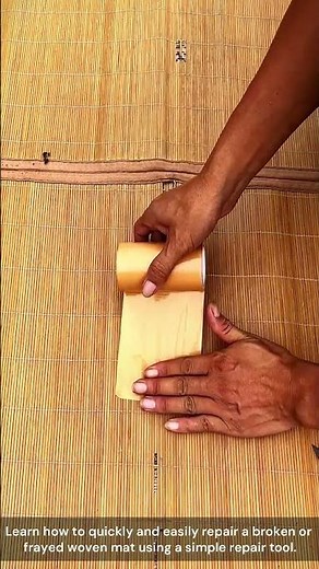 The process of Repairing a Woven Mat