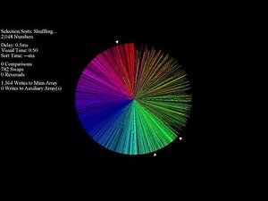 Over 70 Sorting Algorithms in Under an Hour - Disparity Circle with Pointer