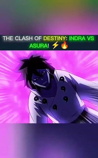 THE CLASH OF DESTINY: INDRA VS ASURA ⚡🔥 | Naruto Explained #naruto #shorts #shortsfeed #viralshorts