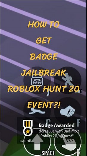 HOW TO GET QUEST BADGE In Jailbreak - The Hunt: Roblox 20 #roblox #jailbreak #event #hunt #gaming