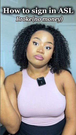 How to sign “broke” in #asl