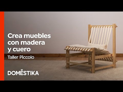 Artisan Carpentry: Create Furniture with Wood and Leather - Piccolo Workshop Course | Domestika