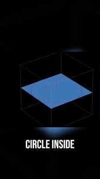 Largest Circle in a Cube The Hexagonal Plane Explained #books #maths #education