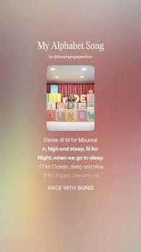 My Alphabet Song #alphabetsong #nurseryrhymes #kidslearning #atoz #toddlersongs #learnthealphabet