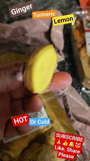 ​Stop Crohn’s Inflammation ☕️ Ginger, Turmeric & Lemon Tea #crohns #inflammation #guthealth #lemon
