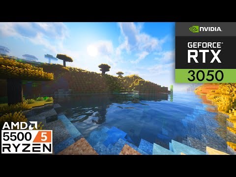 Minecraft, RTX 3050 GPU + Ryzen 5 5500 , 1080p, Complementary Shaders - Unbound