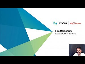 MSC CoSim – Adam-scFLOW Co-Simulation of Flap Mechanism | Hexagon India
