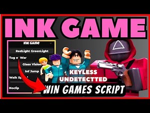 Roblox Ink Game Script (2025) | Win Red Light Green Light, Tug of War (NO KEY)