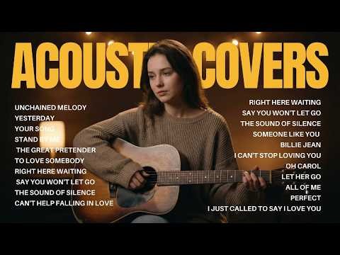 🎶 Beautiful 70s 80s 90s Soft Rock Acoustic Covers ( Girl Vocal ) - Greatest Love Songs Playlist