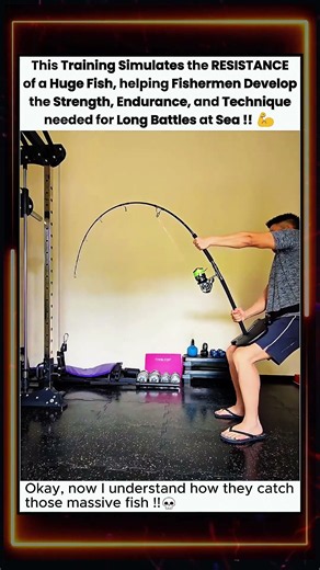 Why Fishermen Train With 25KG Weights 😳