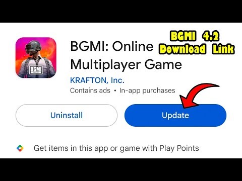 BGMI 4.2 UPDATE DOWNLOAD LINK ! BGMI UPDATE NOT SHOWING IN PLAY STORE