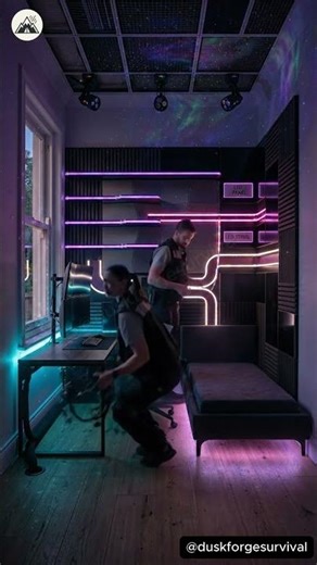 Empty Room Transformed Into Space-Themed Bedroom 🌌🚀🔥 | Galaxy Setup