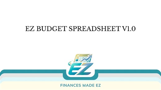 EZ Budget Financial Spreadsheet V1.0 - Etsy