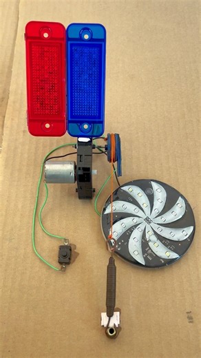 Amazing Vortex LED Board Powered by String Generator! 🌀⚡ #shorts #tech