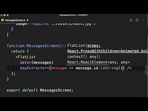 React Native | Fundamentals #52 - Flatlist [By Mosh Hamedani]