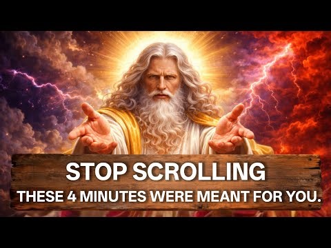 STOP SCROLLING — GOD IS SPEAKING TO YOU RIGHT NOW #godmessage #faithoverfear