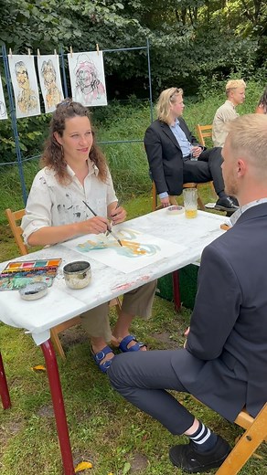 7.1K views · 1.6K reactions | Blind drawing at your event - how does...