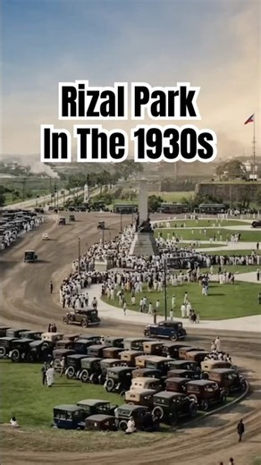 A rare glimpse of Manila in the 1930s. #rizalpark #manila