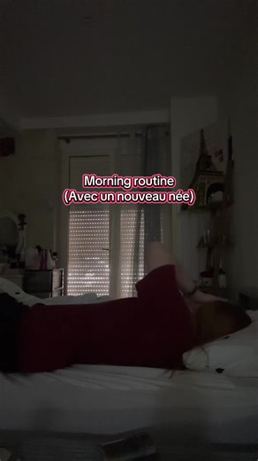 Routine matinale avec un nouveau-né