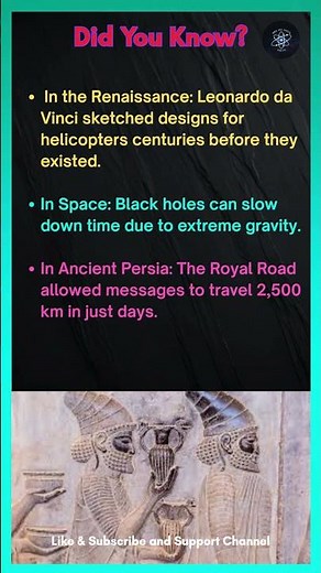 Da Vinci's Secret & Time Bending Gravity! 🤯 #Shorts