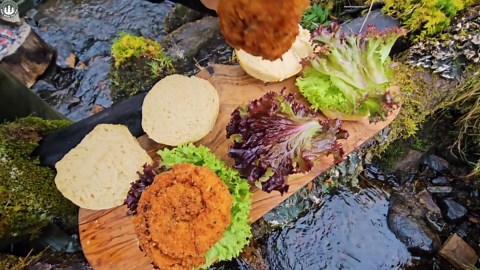 Fish Burger you've never seen before‼️