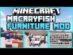 MrCrayfish's Furniture Mod Minecraft Mod 2021 Minecraft MrCrayfish's Furniture Mod showcase 1.16.5