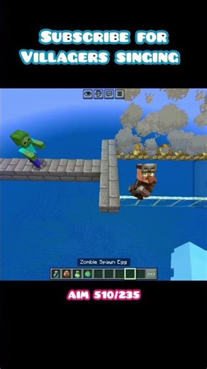 Villager VS Zombie Who Will Win 🤔 #viral #shorts