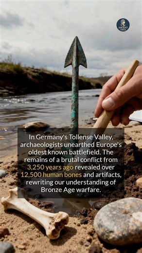 50K views · 647 reactions | A 3,250-year-old battlefield in Germany rewrites European history. #history #archaeology #ancienthistory #discovery | Ancient Saga | Facebook