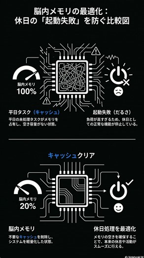 週末のだるさを消す方法｜休日のシステム遅延を解消するキャッシュクリア術