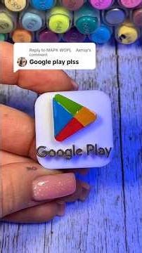 PLAY STORE Logo Printed & Painted #logo #logodesign