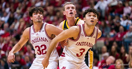 Printable, screensaver, wallpaper of Indiana Hoosiers men's basketball 2024-25 schedule