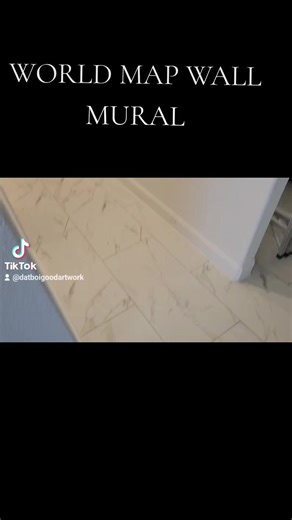 1.3K views · 33 reactions | If I ruled the  World Map wall mural. Client wanted her wall painted as the world map so as she travel place to place, she mark each location on her wall with photos and memories. Datboigood Artwork IG datboigood_artwork CATCH THESE HANDZ | Datboigood Artwork | Facebook