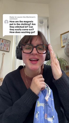 Replying to @Lauren the Mortician ❤️ Magnets are washer-and-dryer safe as long as the instructions on the care label tag are followed: Close fasteners before washing and drying. Wash cold with like colors. Tumble dry low with a full load for 30 minutes. Line dry if garments are still damp. Use only non-chlorine bleach when needed and do not wash in industrial or commercial dryers.