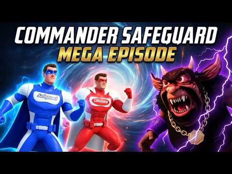 Commander Safeguard & Lifebuoy Team Up | Mega Episode