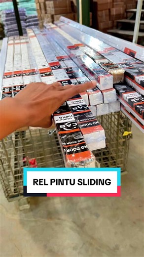 Rel Pintu Sliding Paket Lengkap: Rel Roda Stopper (Mulai