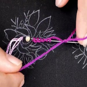 Hand embroidery. All over design for dresses. Full Video link: https://youtu.be/7tBJCrjMvL8 | DIY IndoorGarden