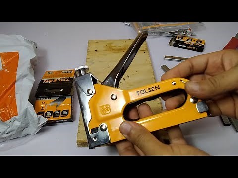 Tolsen 3 in 1 Heavy Duty 43021 Stapler with 2000 Staples - daraz unboxing