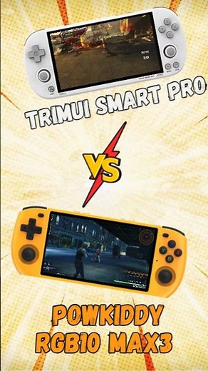 The Trimui Smart Pro Vs The Powkiddy RGB10 Max 3
