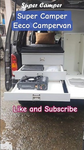 Best Maruti Eeco Campervan Setup!* | Full Kitchen + Bed Design | Perfect Caravan for Solo & Family